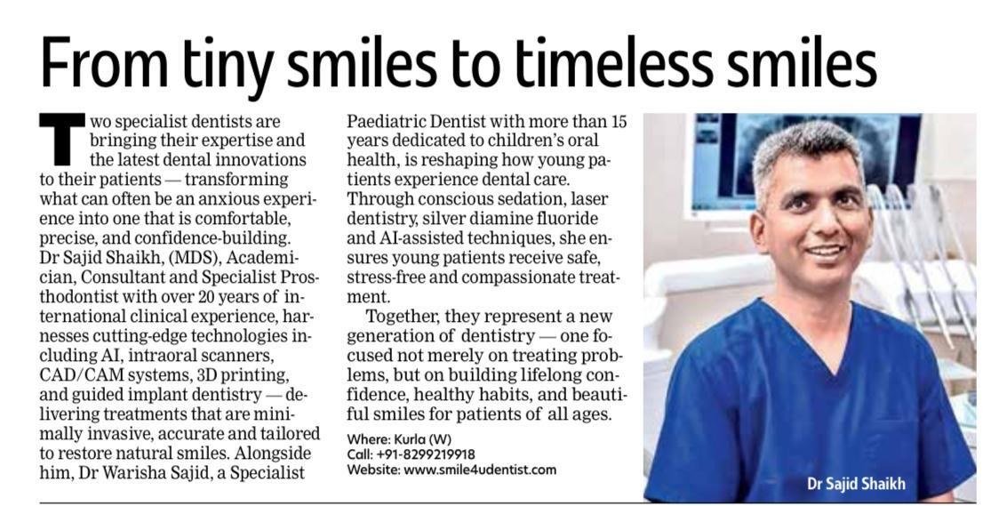 From tiny smiles to timeless smiles - Smile 4U Family Dental Clinic in the press