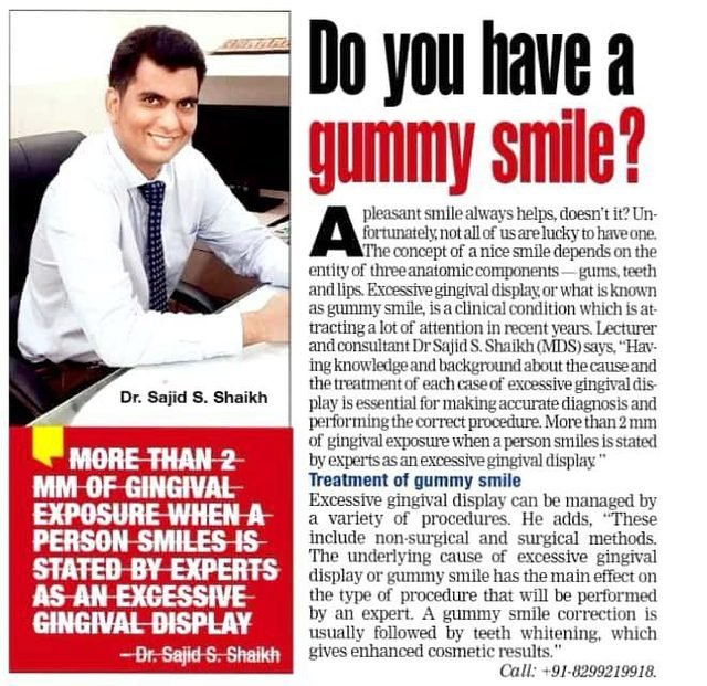 Do you have a gummy smile? - Smile 4U Family Dental Clinic in the press