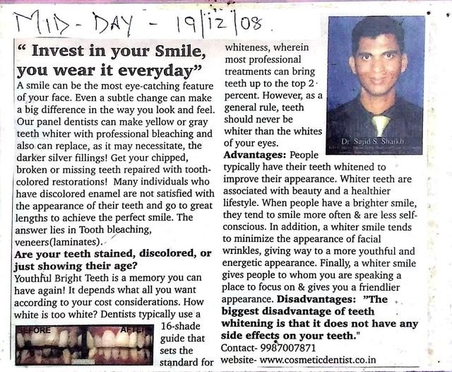 Invest in your smile, you wear it every day - Smile 4U Family Dental Clinic in the press