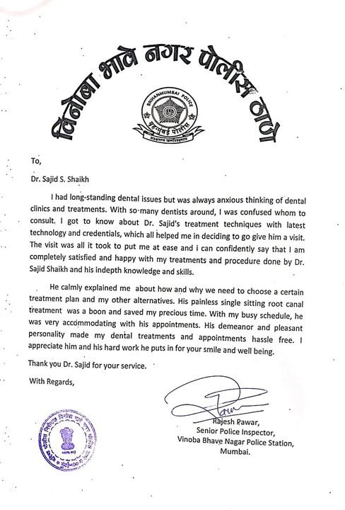 A note of appreciation - Smile 4U Family Dental Clinic in the press